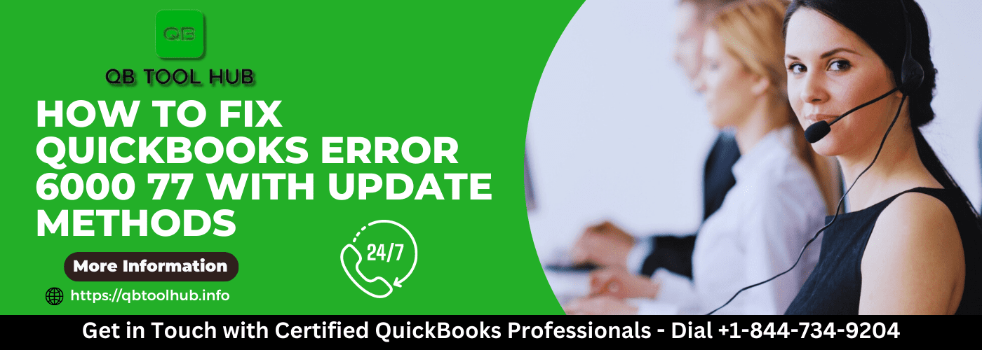 how to fix QuickBooks error 6000 77