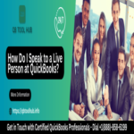 Speak to a Live Person at QuickBooks